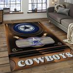 nfl dallas cowboy football team logo sport carpet rectangle area rug for living room home room decor dark room dacb34