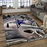 nfl dallas cowboy football team logo sport carpet rectangle area rug for living room home room decor dark room dacb39