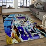 nfl dallas cowboy football team logo sport carpet rectangle area rug for living room home room decor dark room dacb44