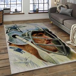 NFL Dallas Cowboy Football Team Logo Sport Carpet Rectangle Area Rug For Living Room Home Room Decor DACB47