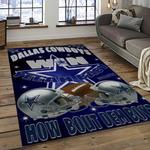 nfl dallas cowboy football team logo sport carpet rectangle area rug for living room home room decor dark room dacb51