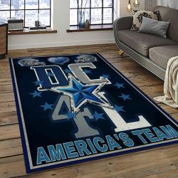 NFL Dallas Cowboy Football Team Logo Sport Carpet Rectangle Area Rug For Living Room Home Room Decor DACB55