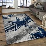 nfl dallas cowboy football team logo sport carpet rectangle area rug for living room home room decor dark room dacb59