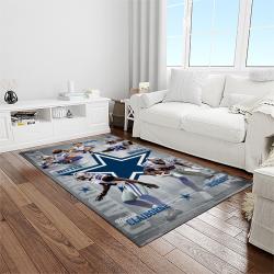 nfl dallas cowboy football team logo sport carpet rectangle area rug for living room home room decor light room dacb13