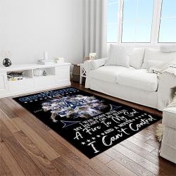 nfl dallas cowboy football team logo sport carpet rectangle area rug for living room home room decor light room dacb20