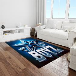 nfl dallas cowboy football team logo sport carpet rectangle area rug for living room home room decor light room dacb32