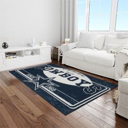 nfl dallas cowboy football team logo sport carpet rectangle area rug for living room home room decor light room dacb5