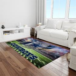 nfl dallas cowboy football team logo sport carpet rectangle area rug for living room home room decor light room dacb57