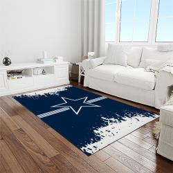 nfl dallas cowboy football team logo sport carpet rectangle area rug for living room home room decor light room dacb60