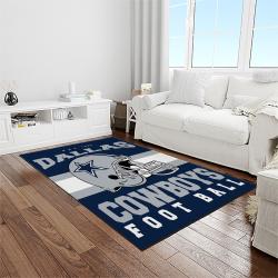 nfl dallas cowboy football team logo sport carpet rectangle area rug for living room home room decor light room dacb64