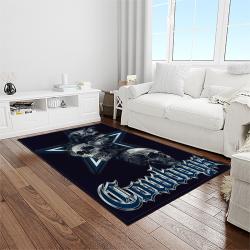 nfl dallas cowboy football team logo sport carpet rectangle area rug for living room home room decor light room dacb9