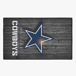nfl dallas cowboy football team logo sport carpet rectangle area rug home decor dcb4