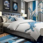 nfl detroit lions football team logo sport bedroom set home decor dtli1