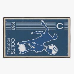 nfl indianapolis colts football team logo sport carpet rectangle area rug home decor idac1