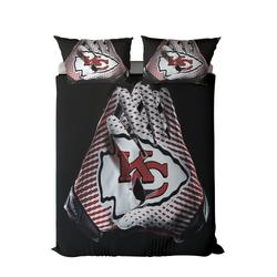 nfl kansas city chiefs football team logo sport bedding set home decor kccf3