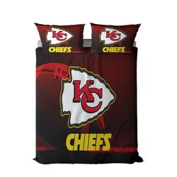nfl kansas city chiefs football team logo sport bedding set home decor kccf4
