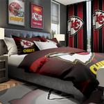 nfl kansas city chiefs football team logo sport bedroom set home decor kccf4