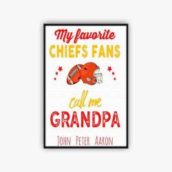 nfl kansas city chiefs football team logo sport canvas home decor kccf3002