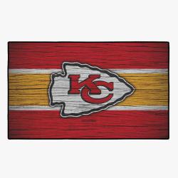 nfl kansas city chiefs football team logo sport carpet rectangle area rug home decor kccf1
