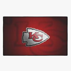 nfl kansas city chiefs football team logo sport carpet rectangle area rug home decor kccf4