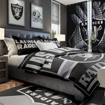 nfl las vegas raiders football team logo sport bedroom set home decor lar5