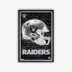 nfl las vegas raiders football team logo sport canvas home decor lar2001