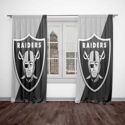 nfl las vegas raiders football team logo sport window curtain home decor lar4