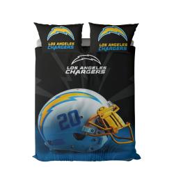 nfl los angeles chargers football team logo sport bedding set home decor lacg1