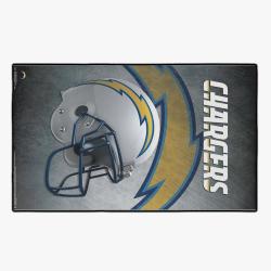 nfl los angeles chargers football team logo sport carpet rectangle area rug home decor lacg1