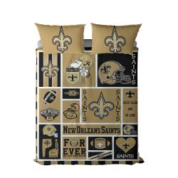 nfl new orleans saints football team logo sport bedding set home decor nost1