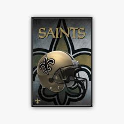 nfl new orleans saints football team logo sport canvas home decor nost1001