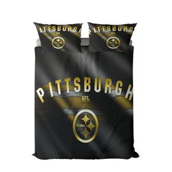 nfl pittsburgh steelers football team logo sport bedding set home decor pbs3