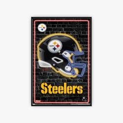 nfl pittsburgh steelers football team logo sport canvas home decor pbs2002