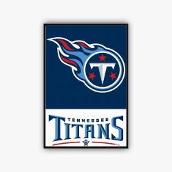 nfl tennessee titans football team logo sport canvas home decor tett1002