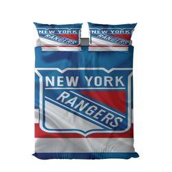 nhl new york rangers hockey team logo sport bedding set home decor nyrs1