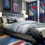 nhl new york rangers hockey team logo sport bedroom set home decor nyrs2