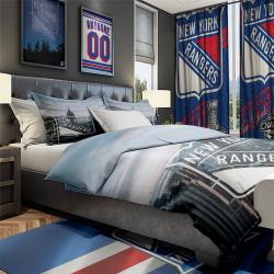 NHL New York Rangers Hockey Team Bedroom Set Duvet Cover Area Rug Canvas Print NYRS2