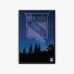 nhl new york rangers hockey team logo sport canvas home decor nyrs2001