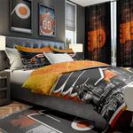 nhl philadelphia flyers hockey team logo sport bedroom set home decor pldf1