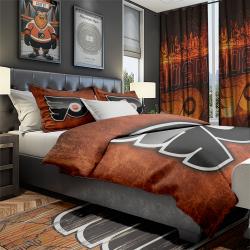 NHL Philadelphia Flyers Hockey Team Bedroom Set Duvet Cover Area Rug Canvas Print PLDF2
