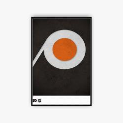 nhl philadelphia flyers hockey team logo sport canvas home decor pldf1001