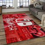 nintendo game carpet rectangle area rug for living room home room decor gift for friends dark room ntd4