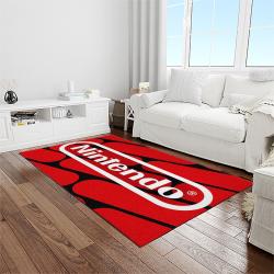 nintendo game carpet rectangle area rug for living room home room decor gift for friends light room ntd10