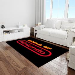 nintendo game carpet rectangle area rug for living room home room decor gift for friends light room ntd15