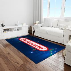 nintendo game carpet rectangle area rug for living room home room decor gift for friends light room ntd7