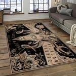 ouija board game carpet rectangle area rug for living room home room decor gift for friends dark room oba37
