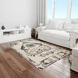 ouija board game carpet rectangle area rug for living room home room decor gift for friends light room oba31