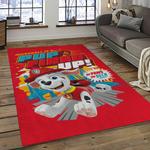 paw patrol cartoon carpet rectangle area rug for living room home room decor gift for friends dark room ppa29