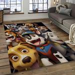 paw patrol cartoon carpet rectangle area rug for living room home room decor gift for friends dark room ppa30
