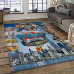 paw patrol cartoon carpet rectangle area rug for living room home room decor gift for friends dark room ppa37
